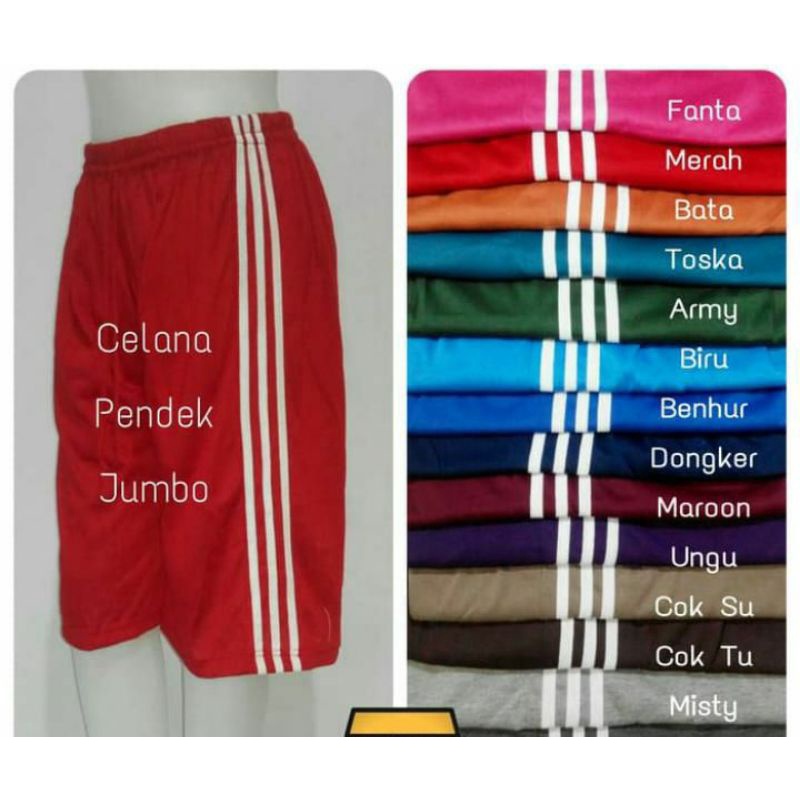 CELANA KOLOR RUMAH / CELANA KAOS RUMAH JUMBO