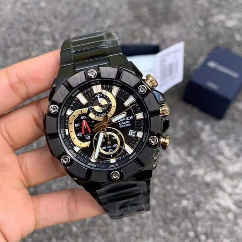 Casio Edifice EFR-569DC-1AVUEF Black Gold