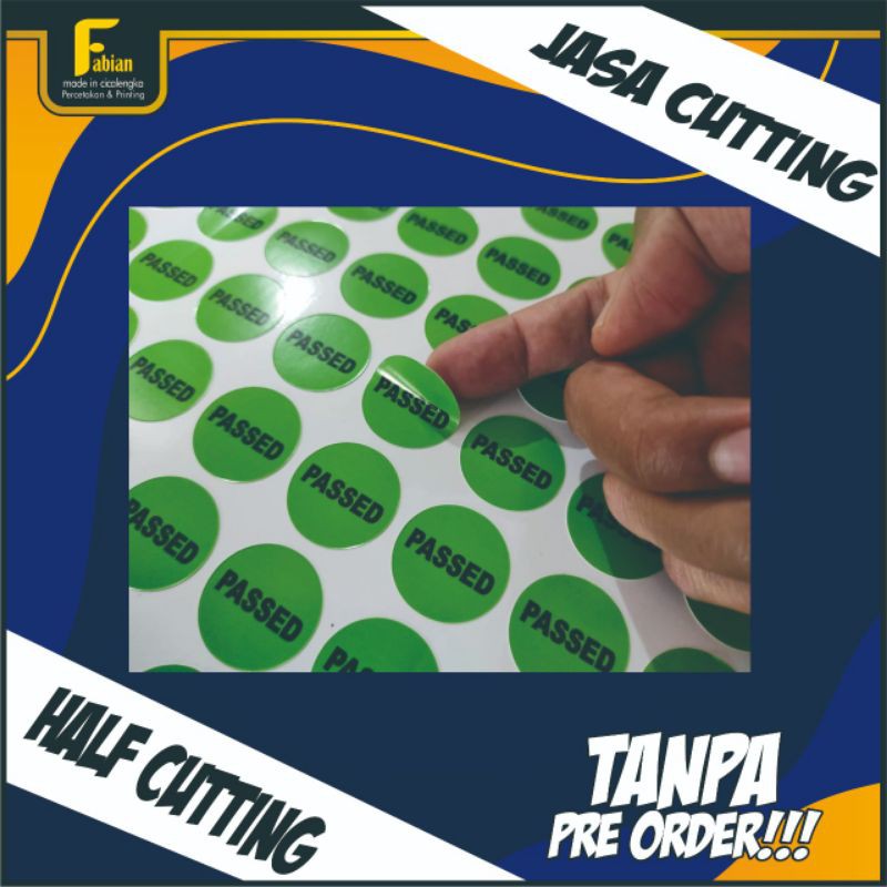 

Tambahan Jasa Cutting/Potong Untuk stiker Sesuai Bentuk desain harga / meter
