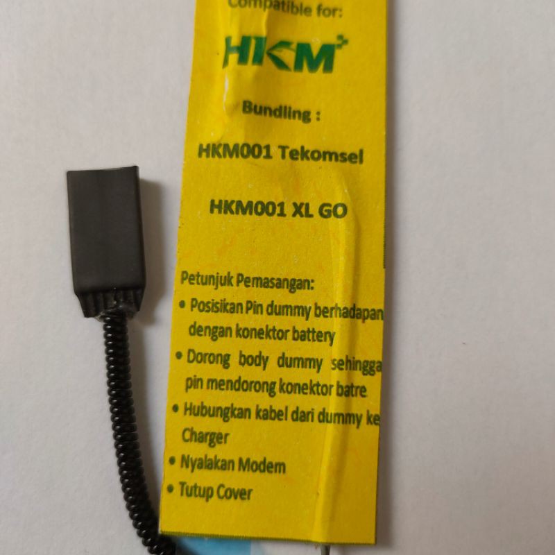 Dummy Battery Modem HKM HKM001 Telkomsel - XL GO - Hinet / Fake Baterai Batre