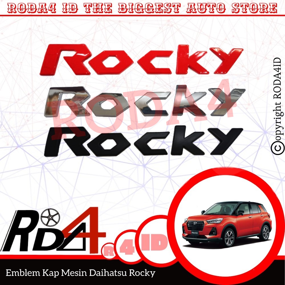 Emblem Daihatsu Rocky Hood Engine Kap Mesin