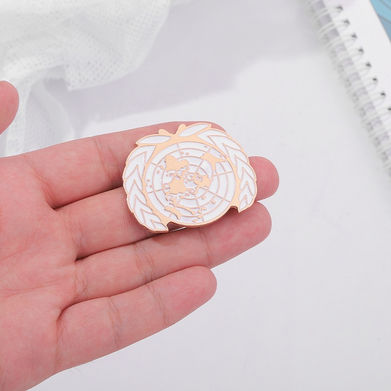 Bros Pin Desain Peace Untuk Aksesoris Pakaian