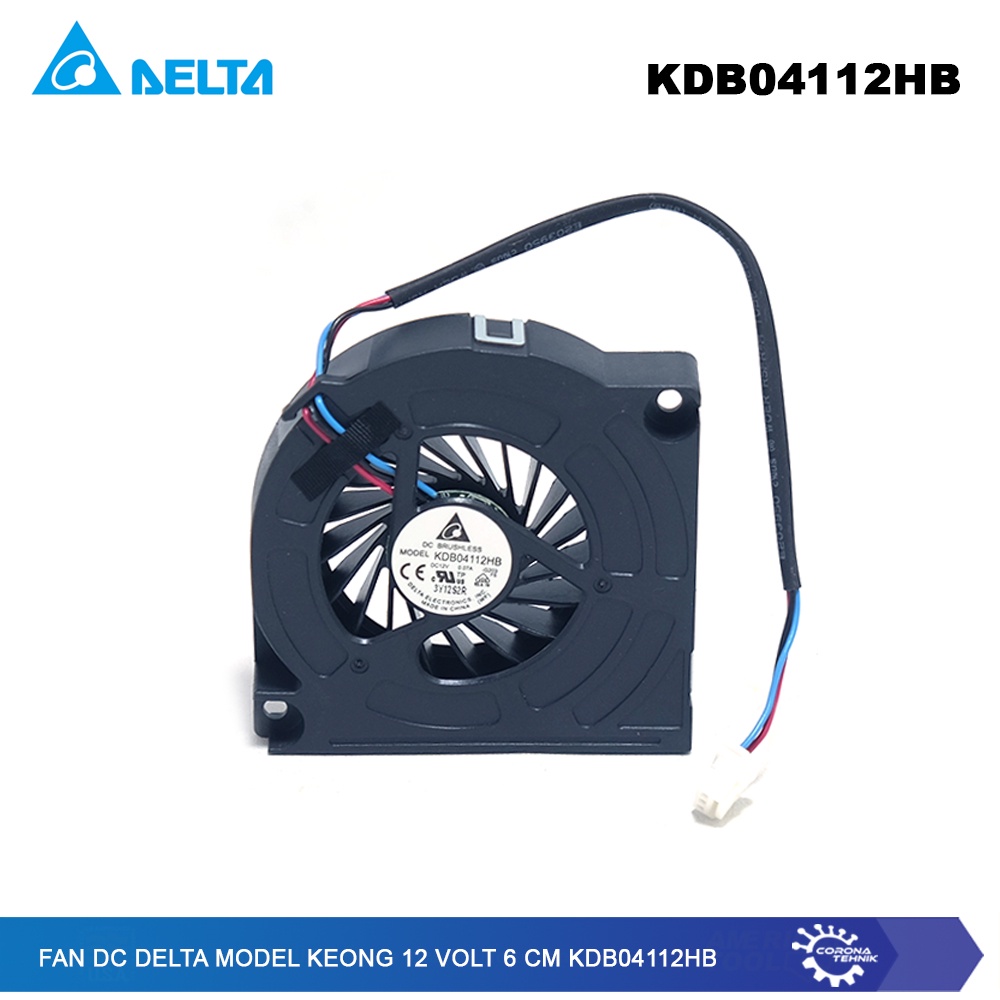 Model Keong - Fan DC Delta 12 Volt 6 cm - KDB04112HB