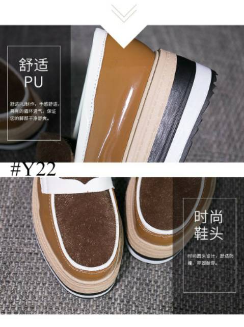 Sepatu Wedges wanita impor KoreaY22