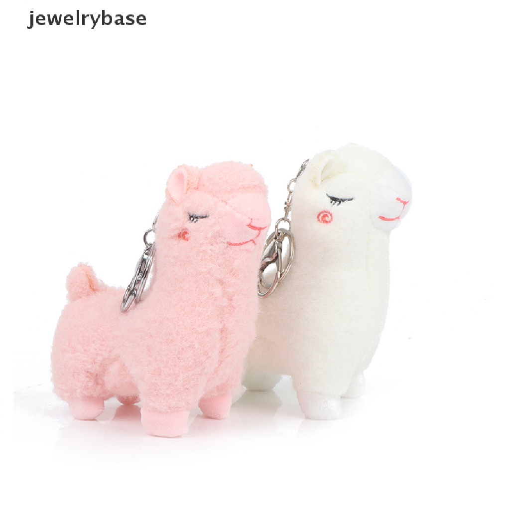 (jewelrybase) Gantungan Kunci Bentuk Boneka Alpaca Bahan Plush Untuk Hadiah