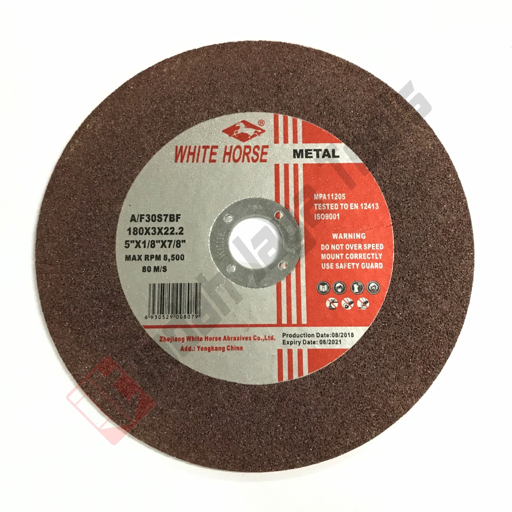 WHITE HORSE 7 Inch Cutting Wheel 7 Inch - Batu Potong Besi Cut Off