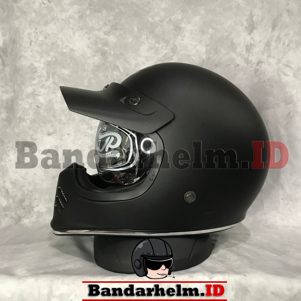 HELM JPX RETRO CLASSIC JPX MODEL CAKIL JP SIGNATURE SOLID ORIGINAL