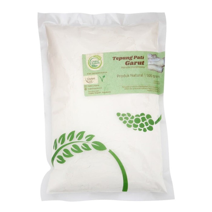

Ds11D0 Tepung Pati Garut Lingkar Organik 500Gr / Mpasi / Organic G6040B