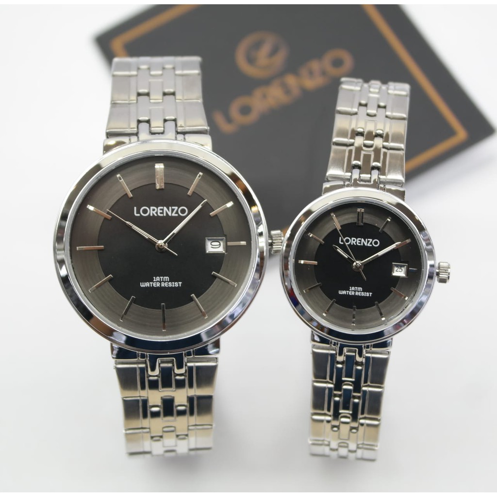 JAM TANGAN COUPLE ORIGINAL LORENZO R1071