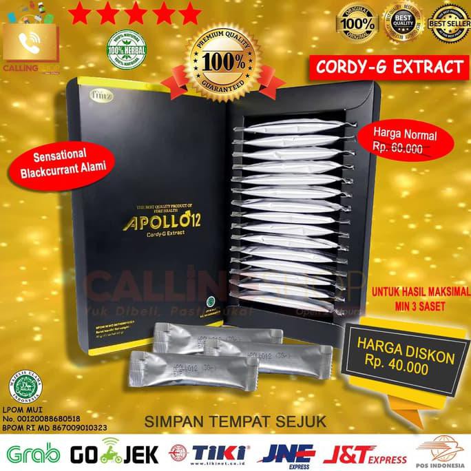 Bisa COD APOLLO12 Cordy-G Extract (Cordyceps :Herbal Langka) Herbal Stamina MURAH