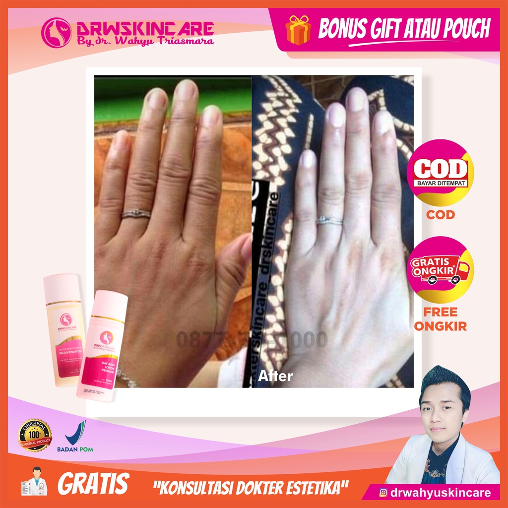 WAJIB BACA PENGGUNAAN  Drw Skincare Original Lotion Malam Rejuvenation Handbody Whitening Drw Skinca
