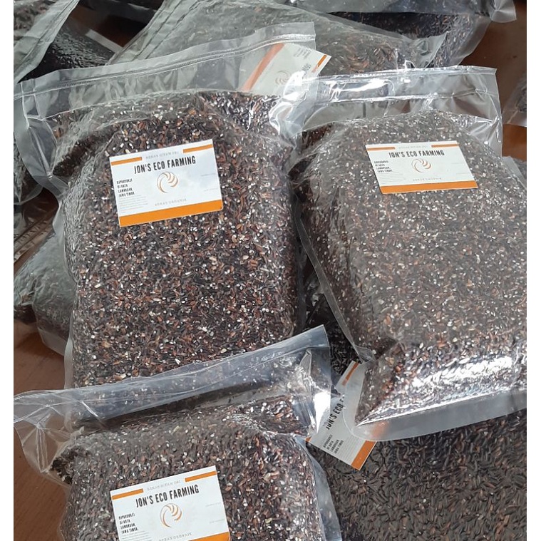 

BERAS HITAM ORGANIK 1KG PATAHAN DIET SEHAT CEGAH DIABETES