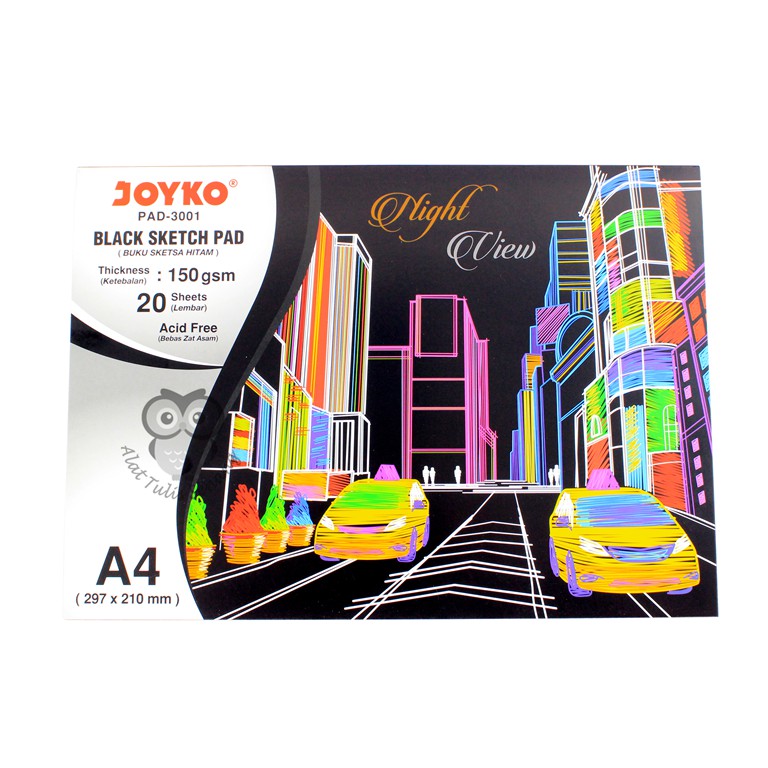 

Zyd Buku Sketsa Hitam A4 Joyko PAD-3001