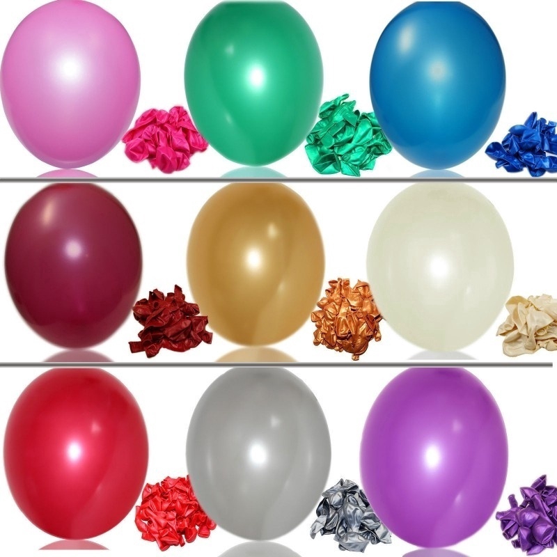 20pcs Balon Warna-Warni Untuk Dekorasi Pesta Natal