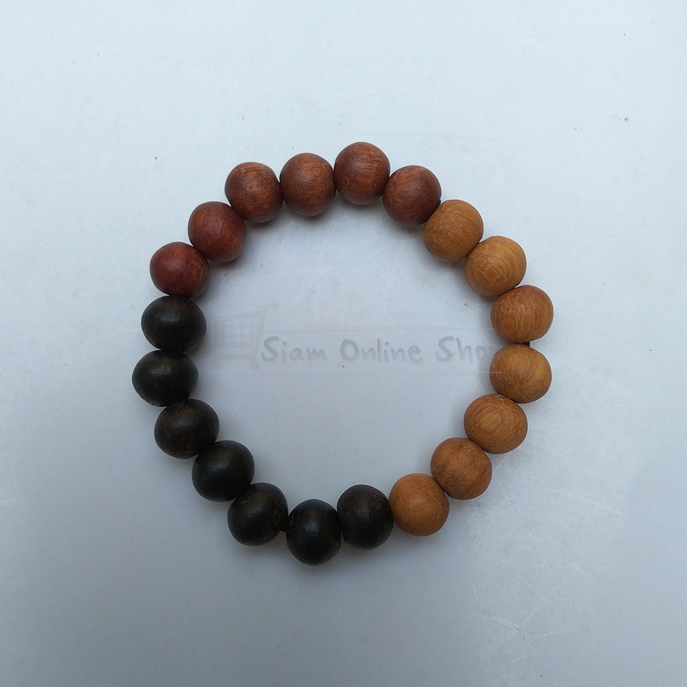 Gelang Kayu Stigi Tali Karet Kombinasi Kalimasada Dewandaru Asli Karimunjawa 8mm