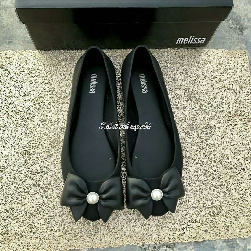 Sepatu melissa Sapatilha Doll VI/sepatu melissa pita 2021/sepatu melissa hitam