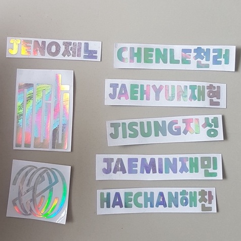 NCT DREAM STIKER HOLOGRAM / STICKER HOLOGRAM KPOP