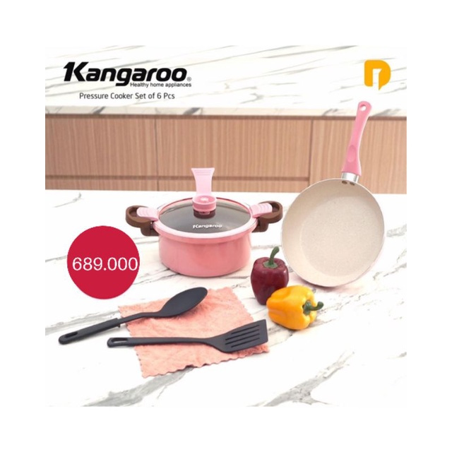 Kangaroo Pressure Cooker Set Of 6 Pcs