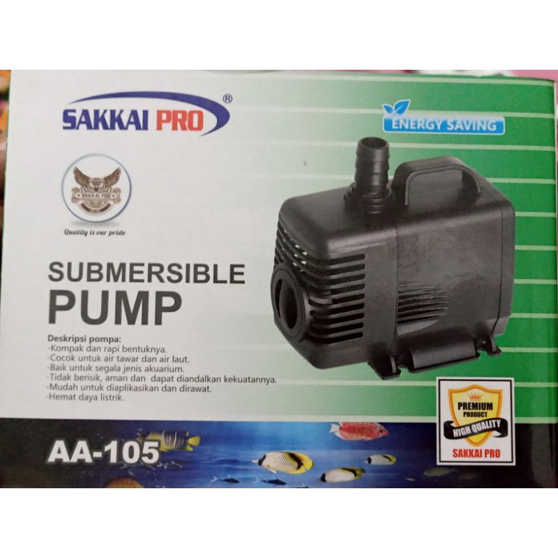 Submersible Pump AA-105 Sakkai Pro Pompa / Kolam 3000 Liter/jam