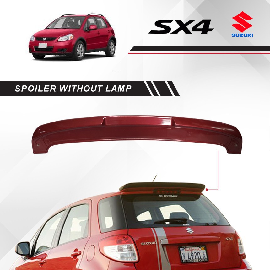 SPOILER SX4 X OVER TANPA LAMPU SPOILER SX4 X OVER WITHOUT LAMP