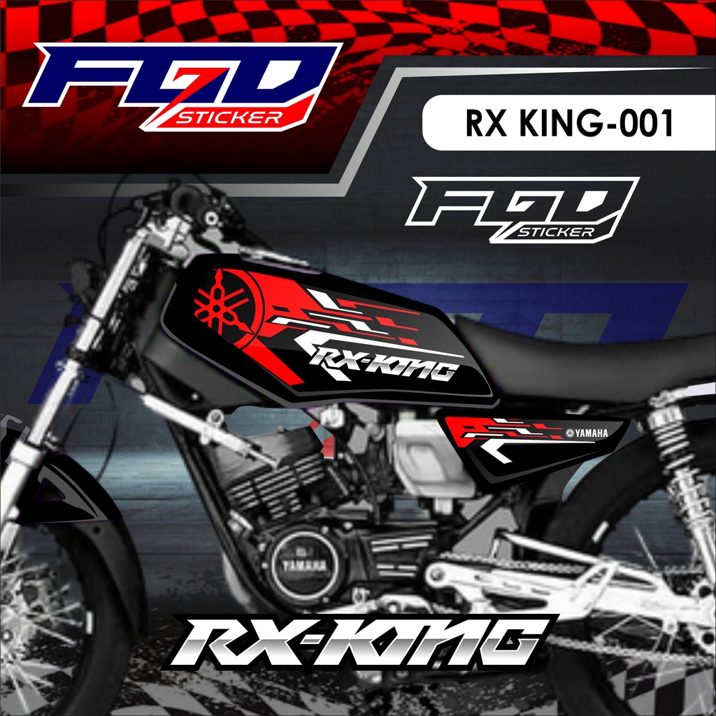 Striping Rx King - Stiker Variasi List Motor Rx King Graphic 001