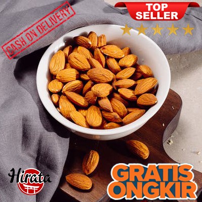 

250GRAM KACANG ALMOND PANGGANG / ALMOND ROASTED / ALMOND OVEN / ALMOND PANGGANG PREMIUM / ALMOND