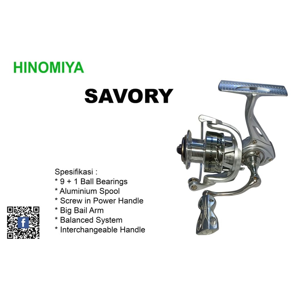 Reel HINOMIYA SAVORY (POWER HANDLE)