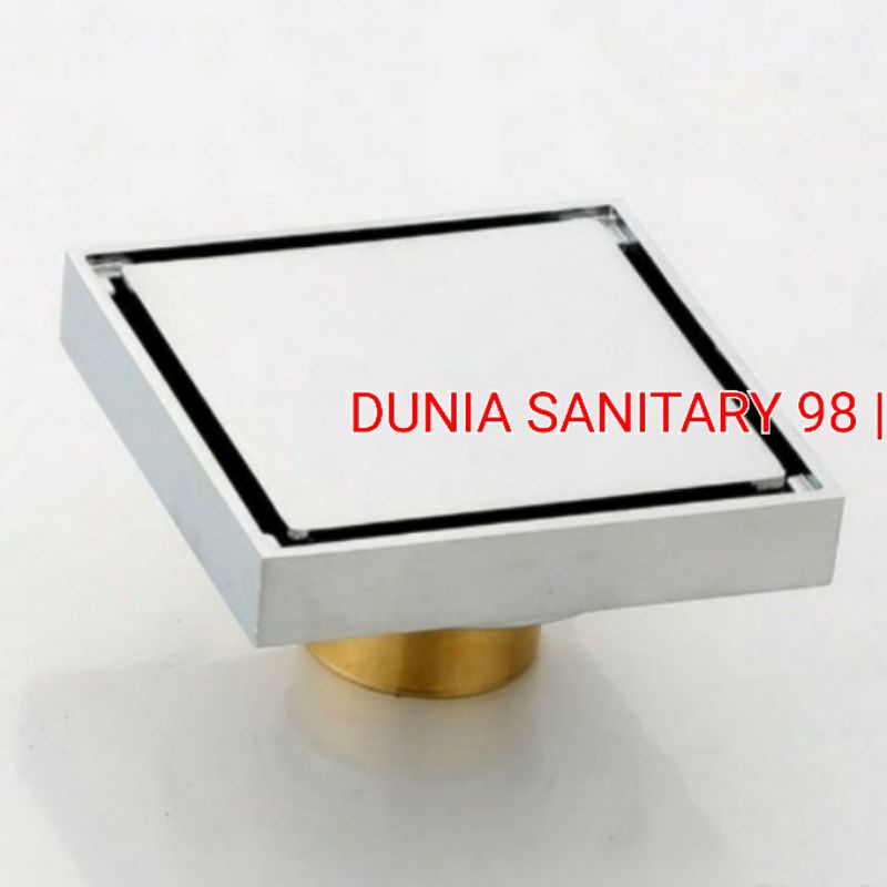 Floor drain Stainless anti serangga /banjir/kecoa/tikus SUS 304 Tile insert Saringan Got smart BLACK ,GOLD CHROME