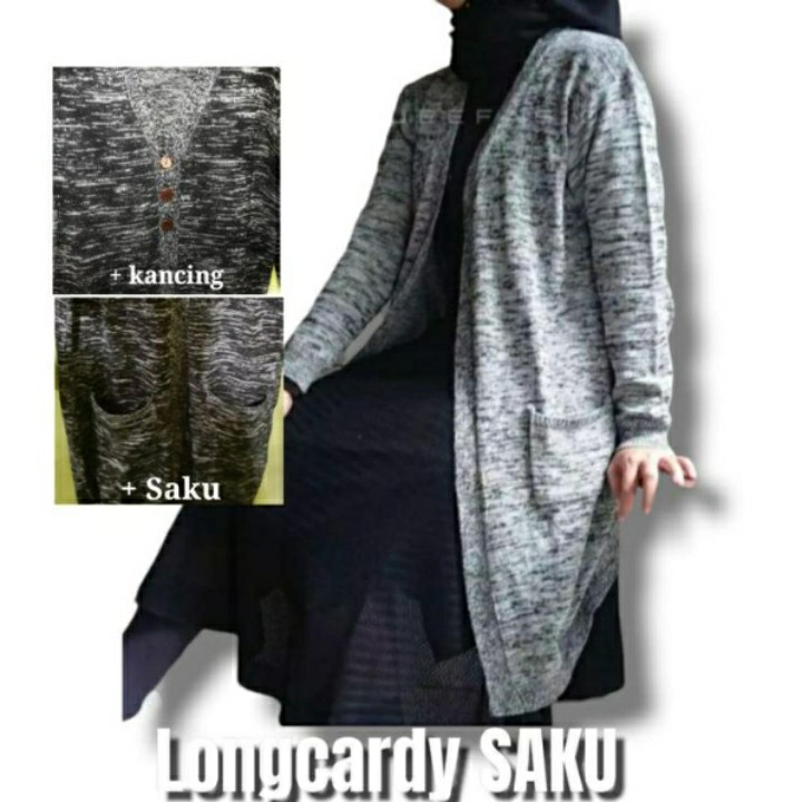 LONG CARDY TWIST NEW MODEL KANCING OUTWEAR PANJANG/ cardigan rajut panjang / Atasan Long Cardy Rajut