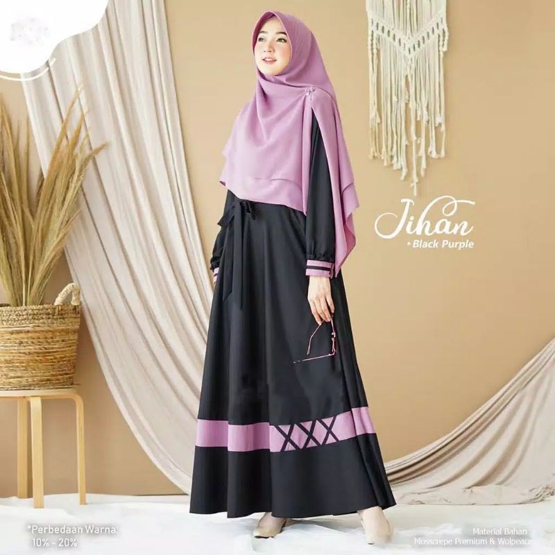 set gamis syari'i jihan