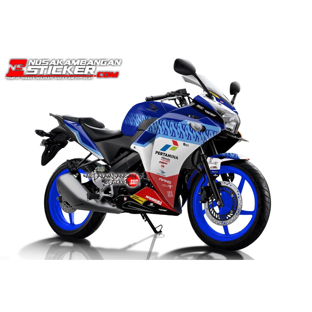 Stiker CBR 150 R THAILAND MANDALIKA BIRU