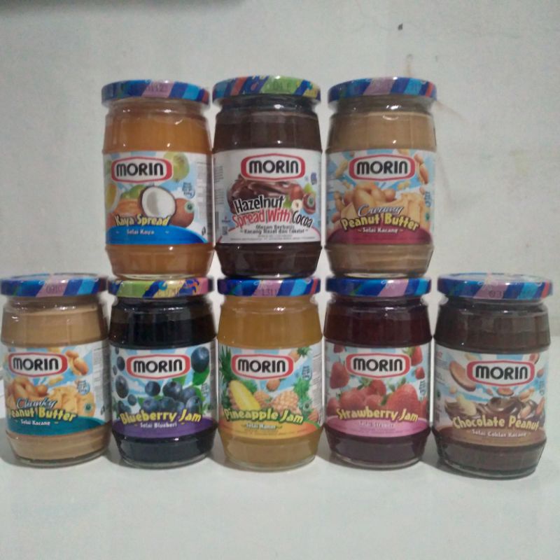 Morin Selai Jar 300/330gram kaya/Strawberry/Coklat