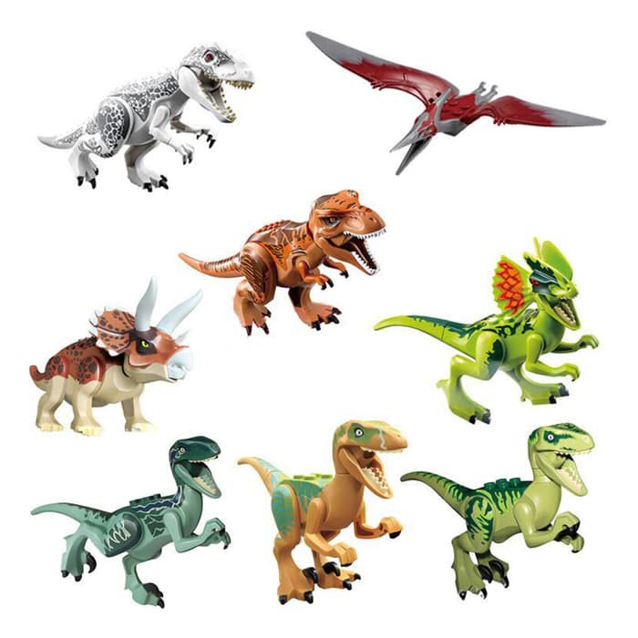 Block YG 77001 - Jurassic World Set (-8 pcs)- - Lego Compatible