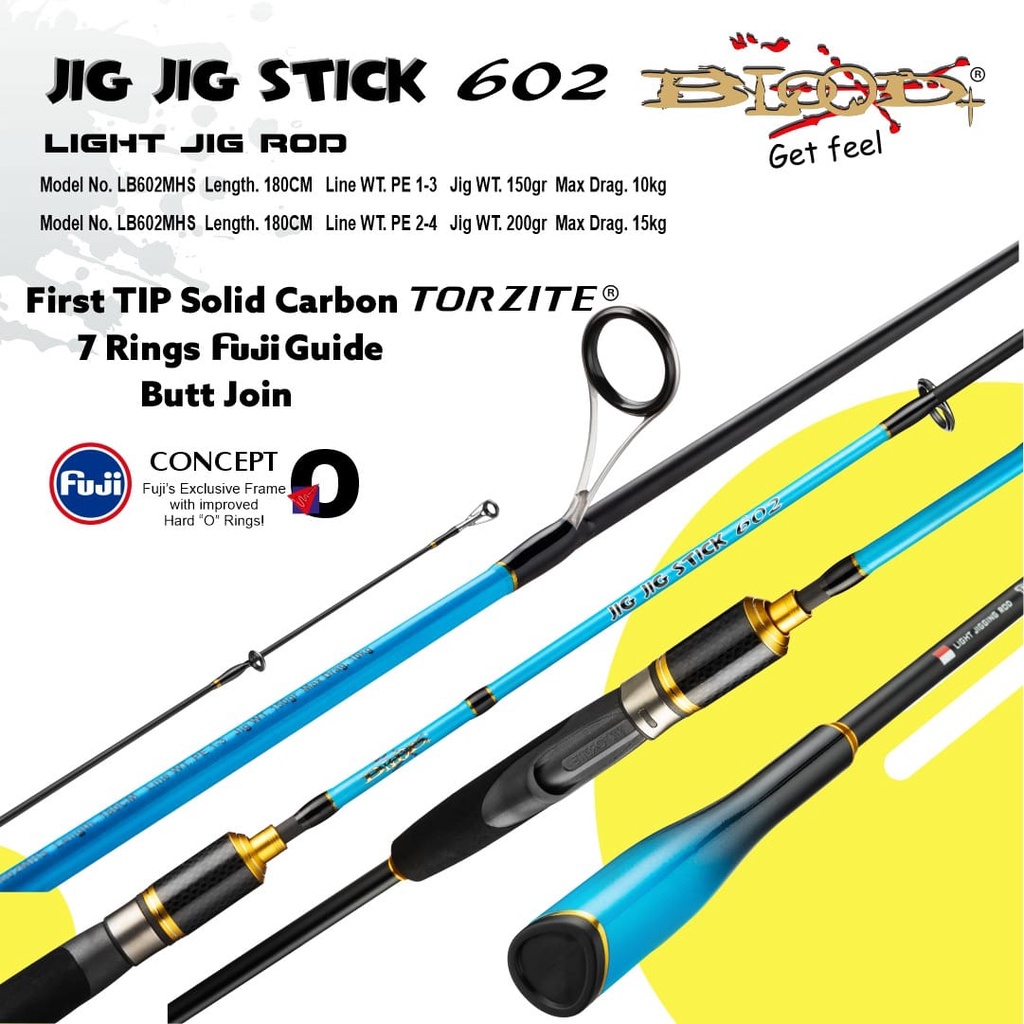 Rod BLOOD LIGHT JIG - JIG JIG STICK 180cm