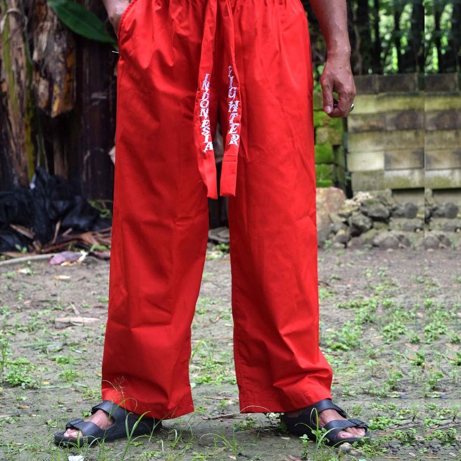 SALEE.. Celana Silat Hitam Polos Bahan Berkualitas