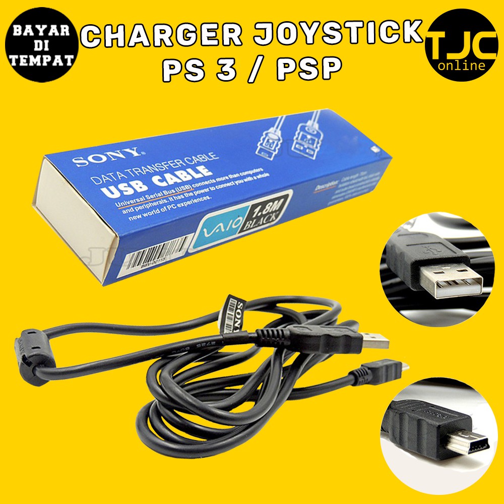 Kabel Charger USB Stick Joystick Gamepad PS 3 / Kabel Charger Mini USB Stick Joystick Gamepad PS 3