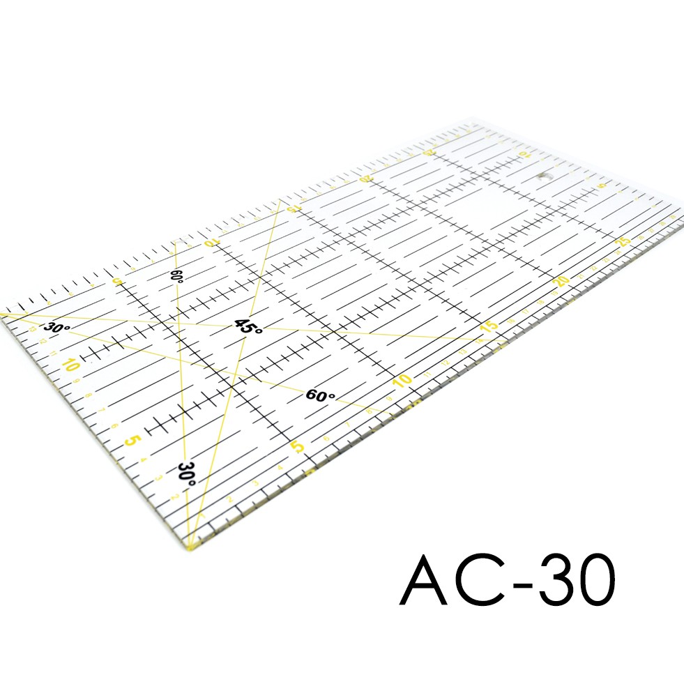 Freya AC-30 Quilting Ruler - Penggaris Jahit Quilting 15cm x 30cm