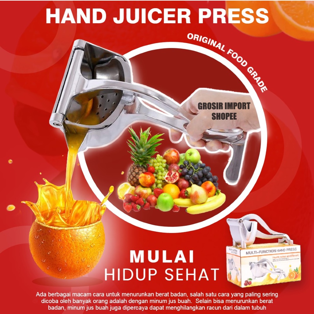 Alat Peras Buah / Manual Juice Pres / Manual Hand Pressure Juicer / Alat Pemeras Jeruk