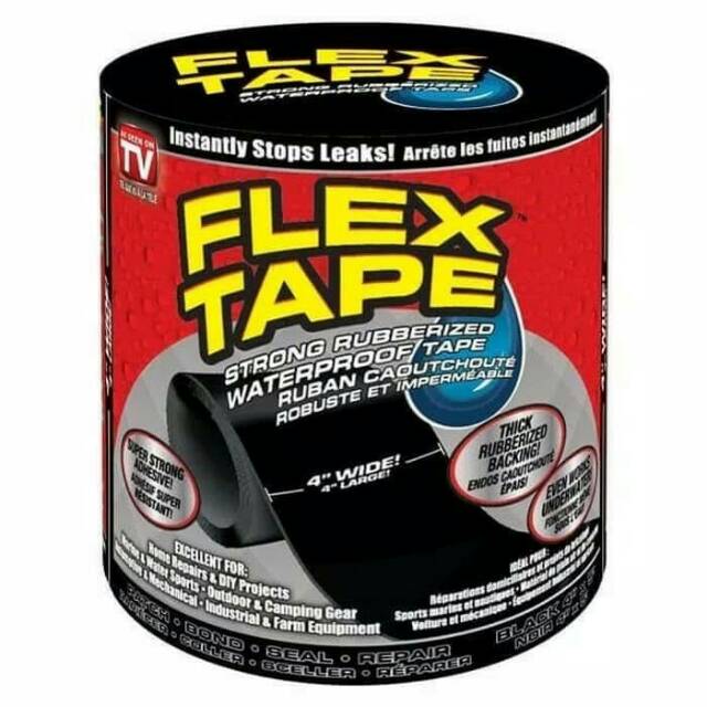 

Flex Tape - Isolasi Waterprooft - Perekat Isolasi Serbaguna