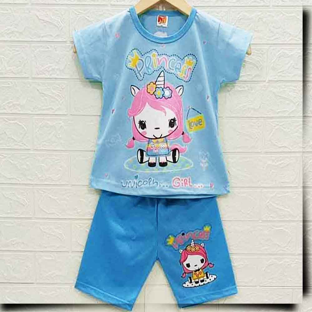 MKids88 - Baju Setelan HP KAOS Anak Perempuan Princes