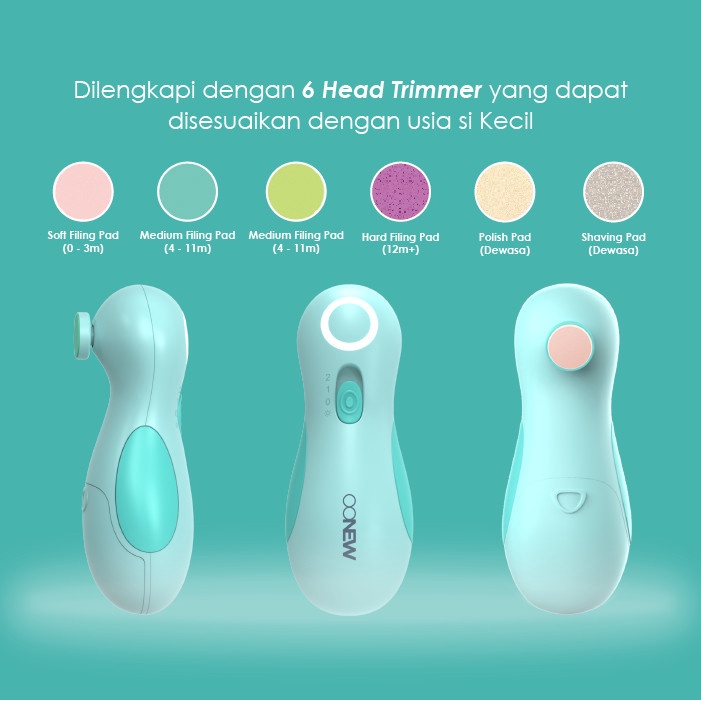 OONEW 2in1 Baby and Adults Nail Trimmer/Pengikir kuku bayi dan dewasa