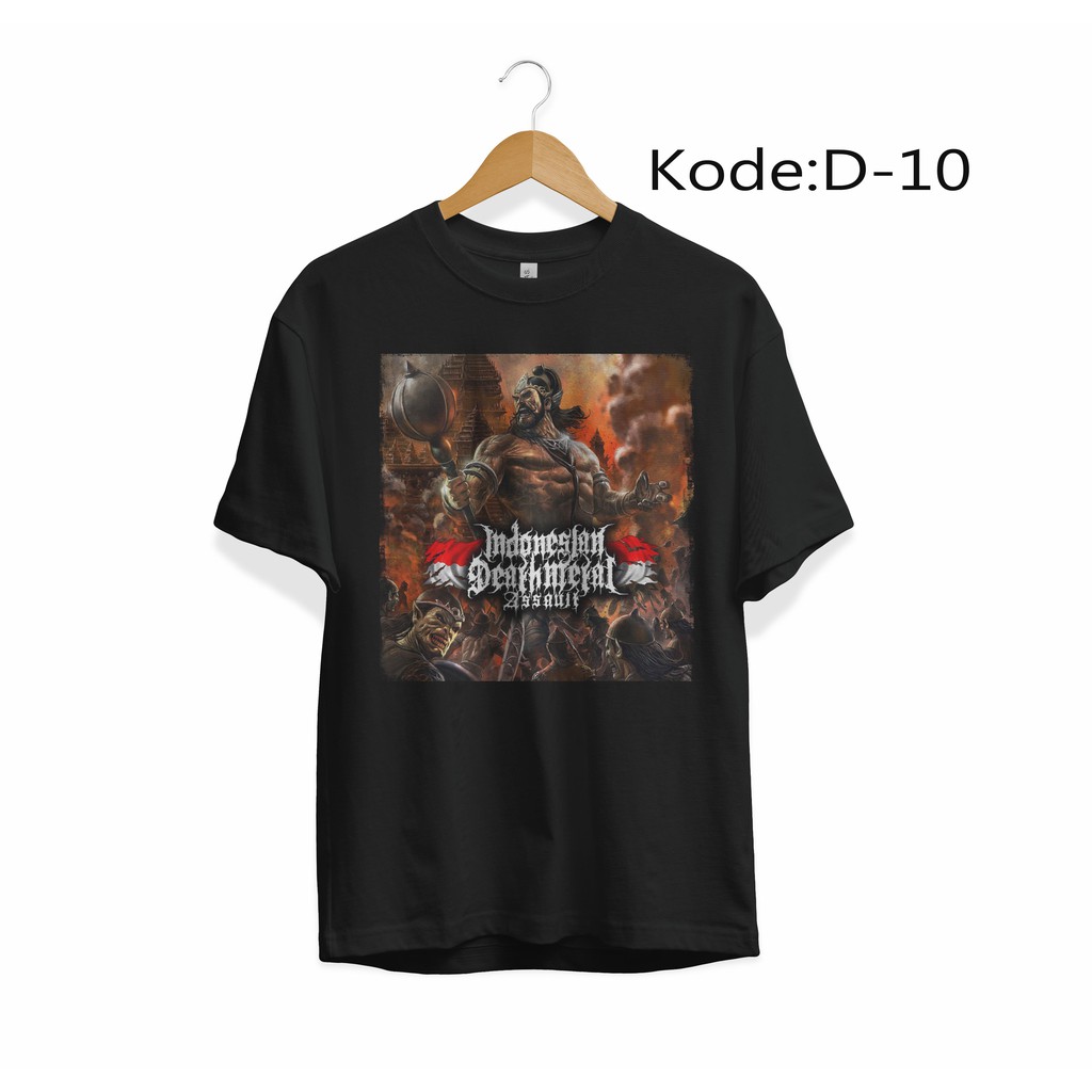 KAOS INDONESIA DEATH METAL TSHIRT MUSIK ROCK IDDM 10