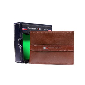Dompet Pria Original Tommy Hilfiger Model 0091-5673 Kulit Asli Coklat