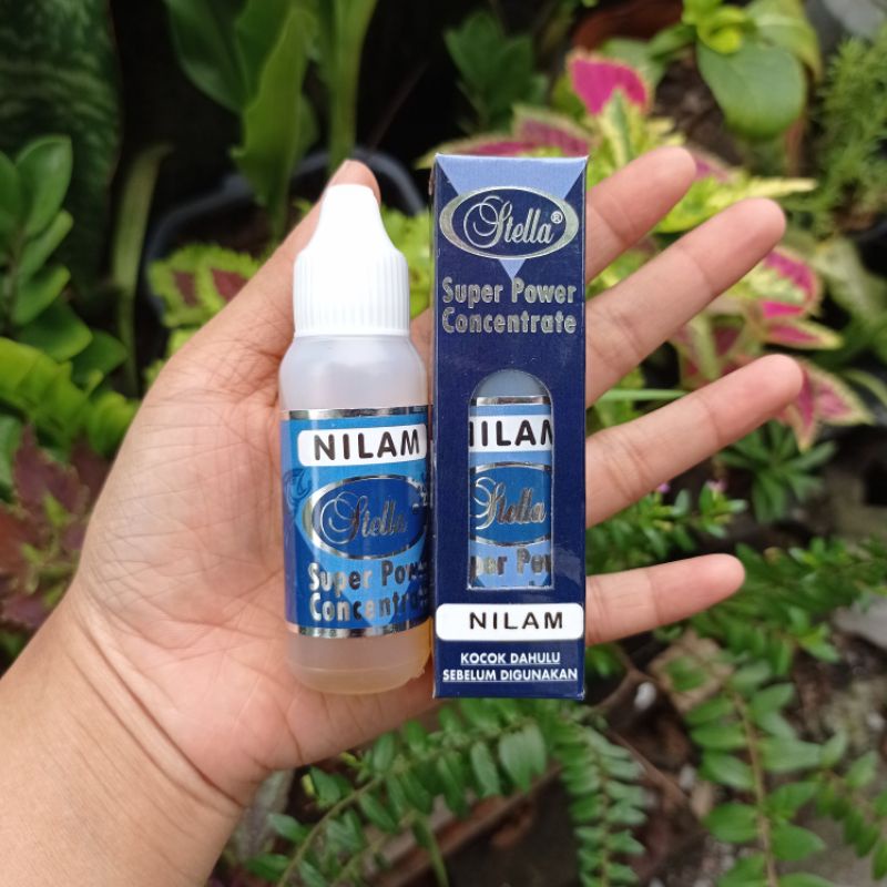 Essence Stella Dus Biru/ Essen/ Esen/ Super Power Concentrate/ Aroma Nilam, Katilayu, Usar, Nila Mujair Lumut, Nila Mujair 02