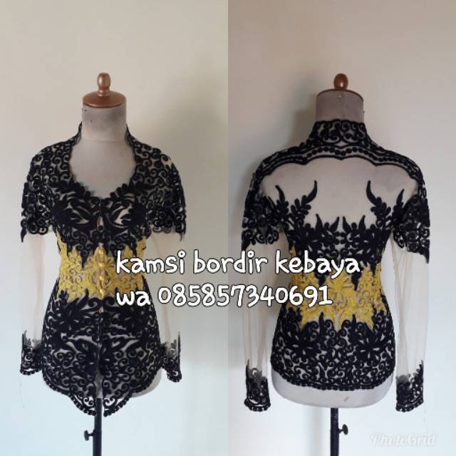 Kebaya bordir stik premium