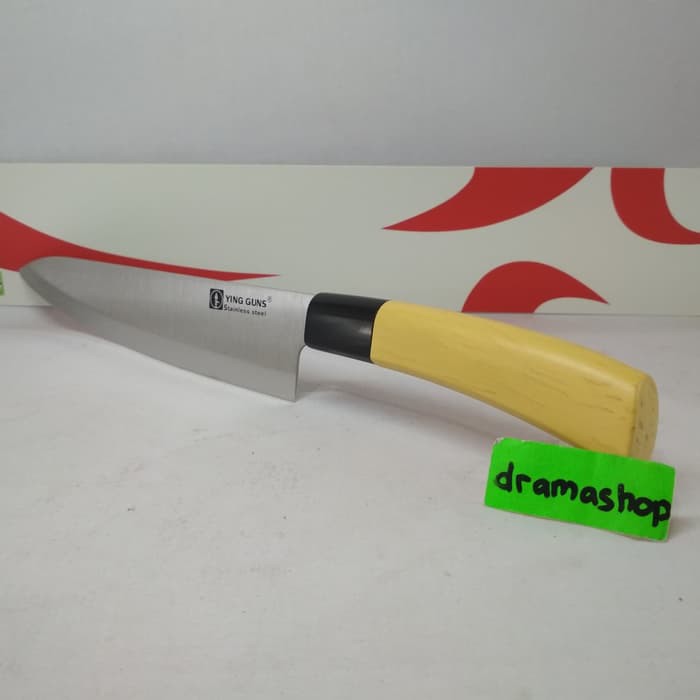 Pisau dapur 8&quot; 8 inch motif kayu