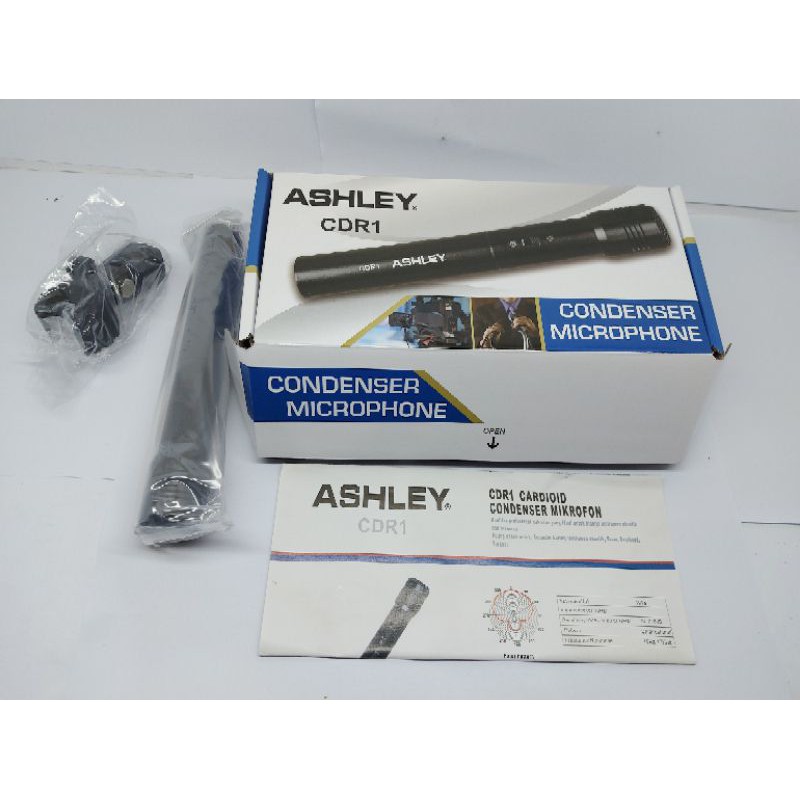 Mic Condensor Ashley CDR1. Kondenser ashley CDR1