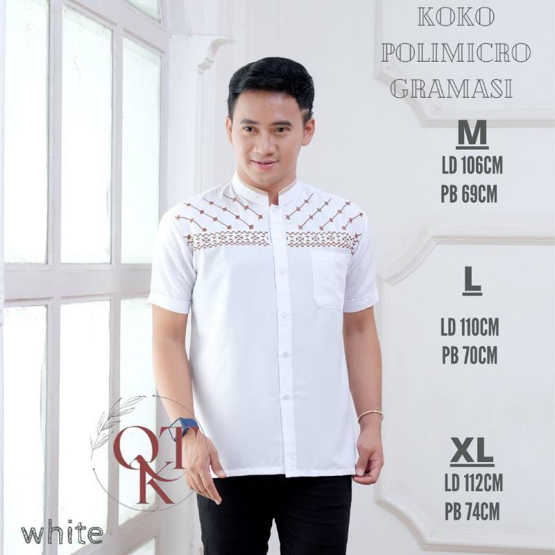 TERBARU BAJU KOKO PRIA LENGAN PENDEK TERMURAH TERLARIS AIDEN