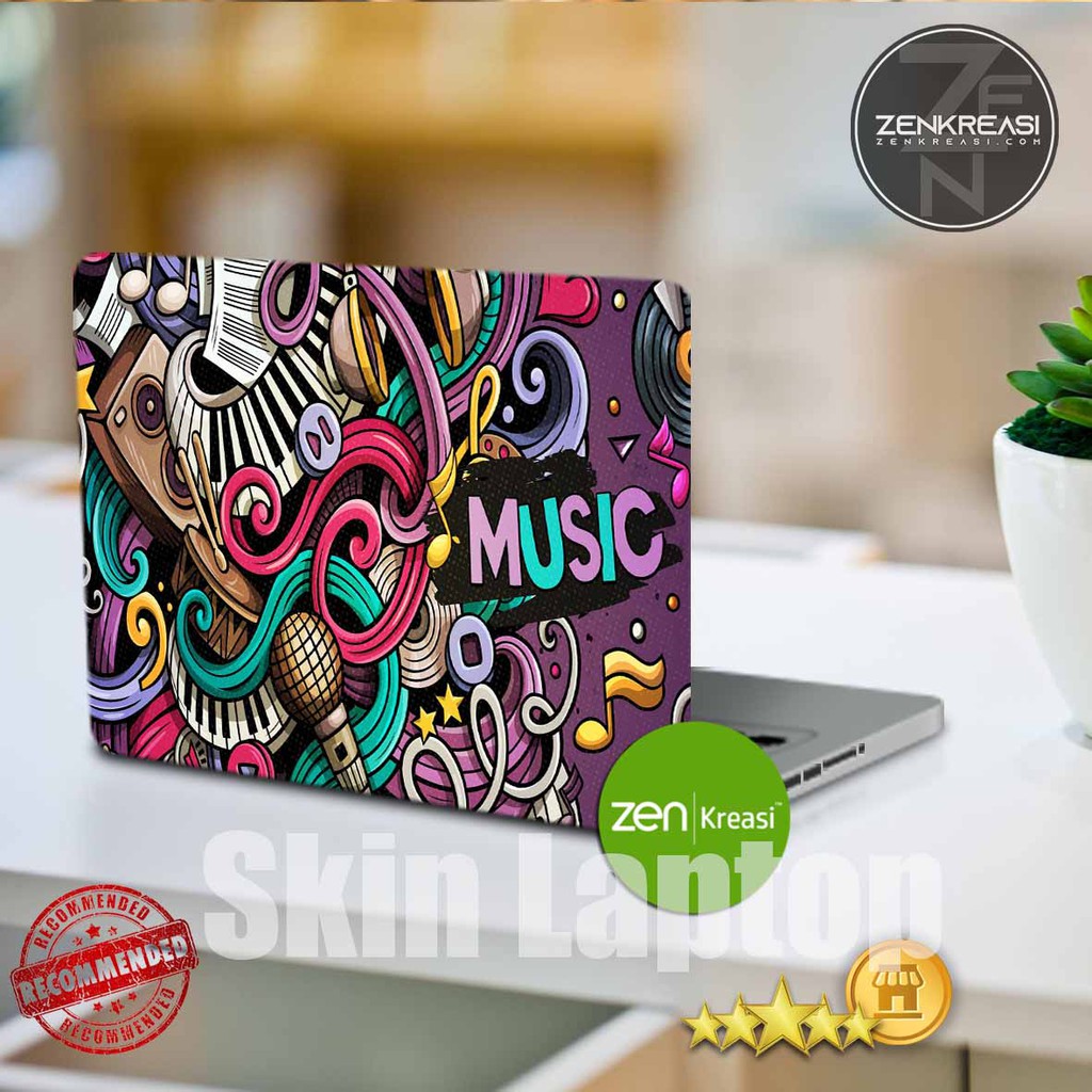 Garskin Laptop | Skin Laptop Musik