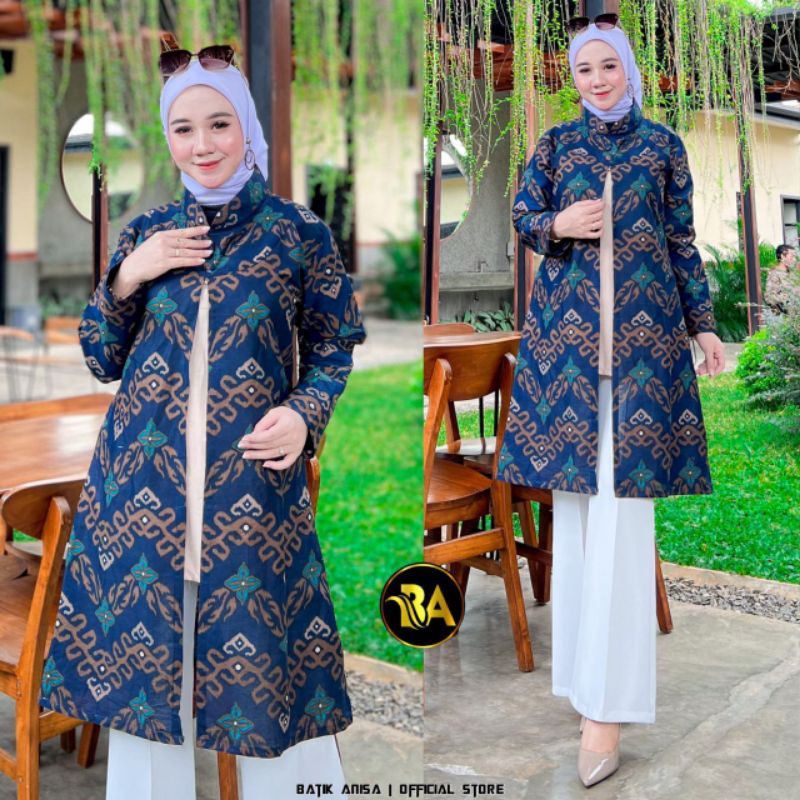 Tunik Batik Modern Tunik Batik Terbaru 2022 Tunik Batik jumbo XXXL Tunik Batik Busui Tunik Batik Terbaru Tunik Batik Zipper Tunik Batik Wanita Tunik Batik Premium Tunik Batik Kekinian Sedia Ukuran M L XL XXL XXXL Bahan Katun Halus